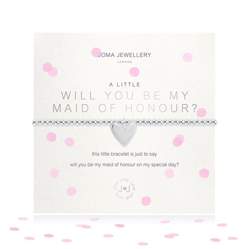 Armbånd WILL YOU BE MY MAID OF HONOUR A Little Joma Jewellery 