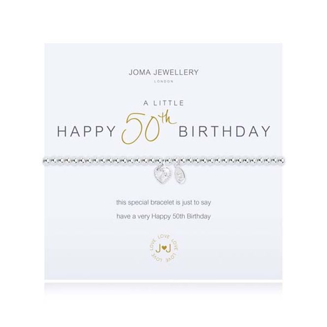 Hovedbilde Armbånd HAPPY 50TH BIRTHDAY A Little Joma Jewellery
