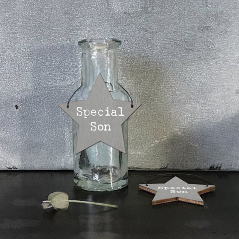 Mini skilt stjerne Special son East of India