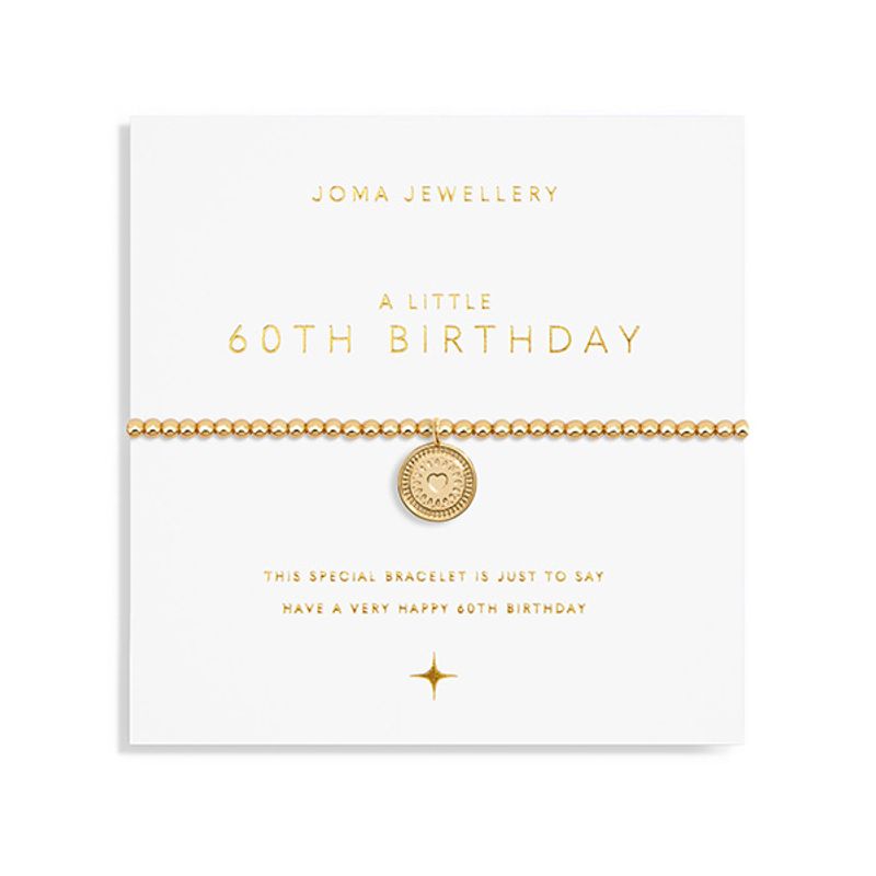 Armbånd 60TH BIRTHDAY Gold A Little Joma Jewellery