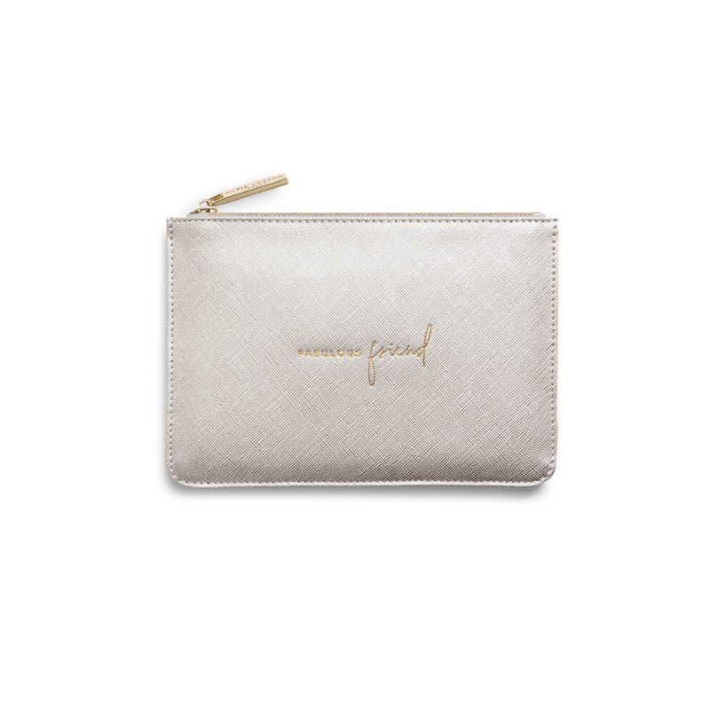 Gavesett FABULOUS FRIEND 2 stk clutch Grå Sølv Katie Loxton