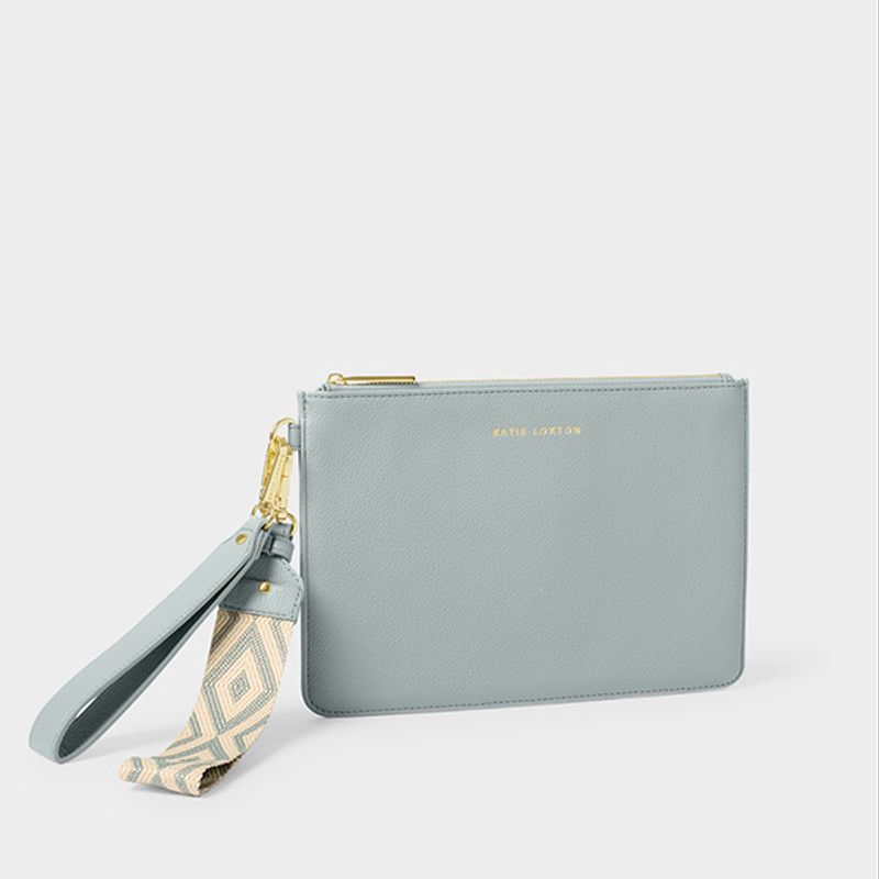 Clutch veske HALLIE lys dus blå Katie Loxton