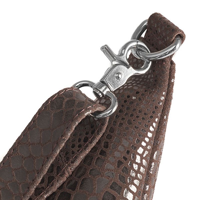 Bumbag veske FASHION FAVORITES Croco brun Depeche
