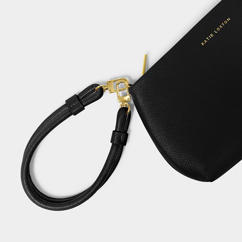 Clutch veske ASHA WRISTLET svart Katie Loxton