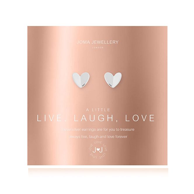 Hovedbilde Øredobber LIVE LAUGH LOVE Joma Jewellery