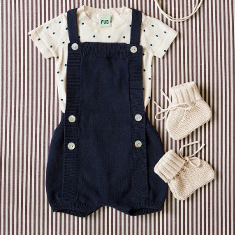 Baby Overall body Seleshorts Marineblå FUB