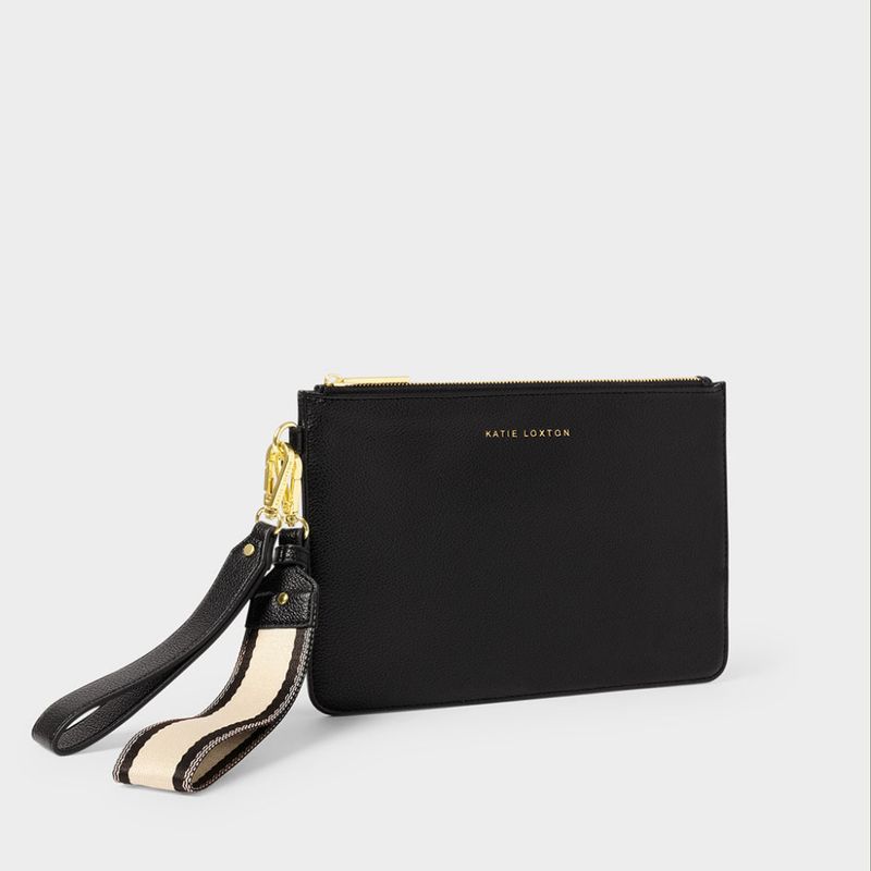 Clutch veske HALLIE svart Katie Loxton