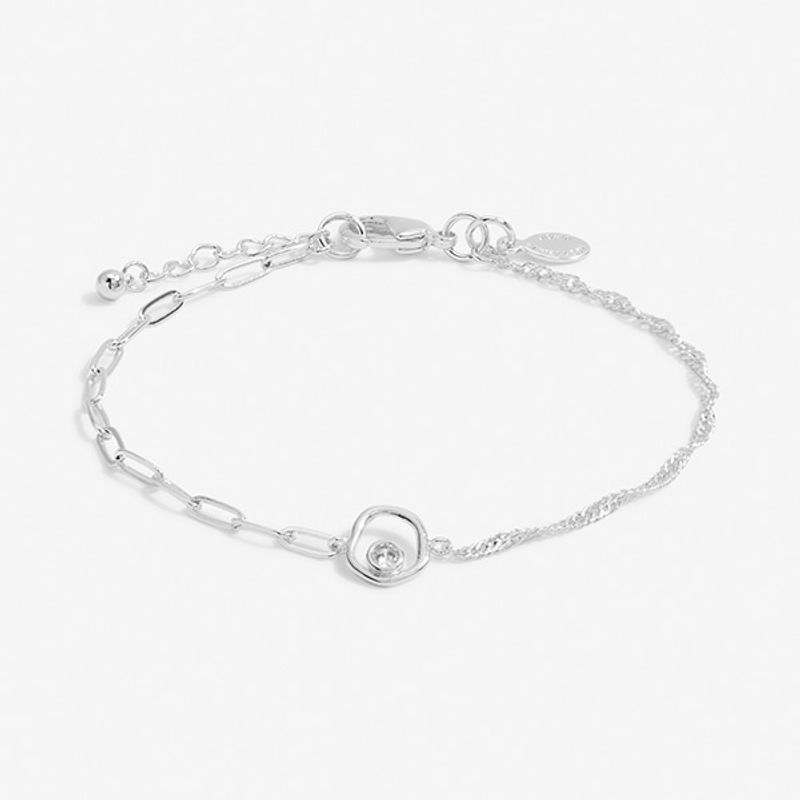 Armbånd STACKS OF STYLE SIRKEL sett 2 stk sølv Joma Jewellery