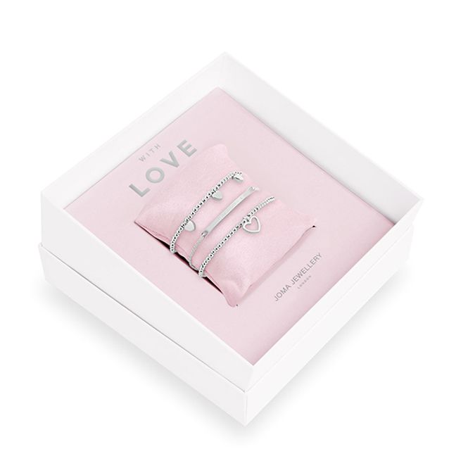 Hovedbilde Gavesett WITH LOVE 3 stk armbånd Joma Jewellery