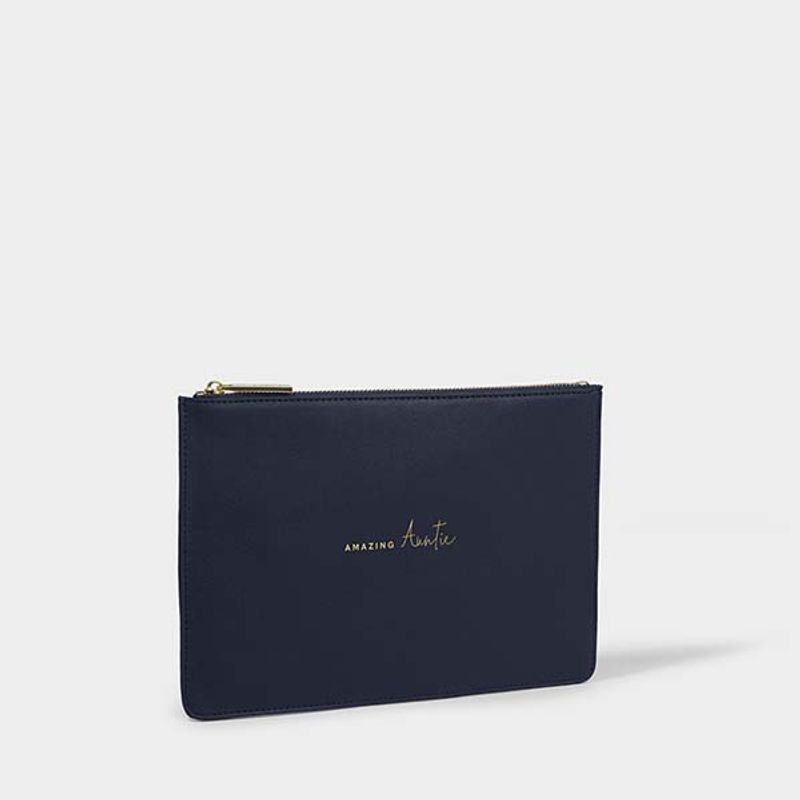 Clutch veske AMAZING AUNTIE blå Katie Loxton