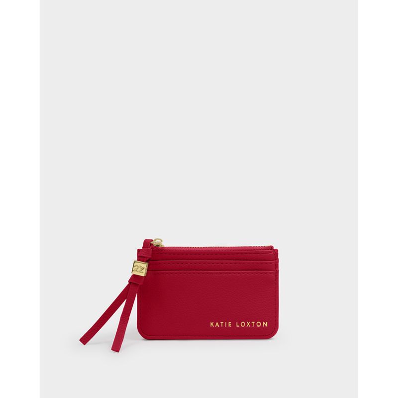Kortholder - lommebok i gaveeske Garnet Red rød Katie Loxton