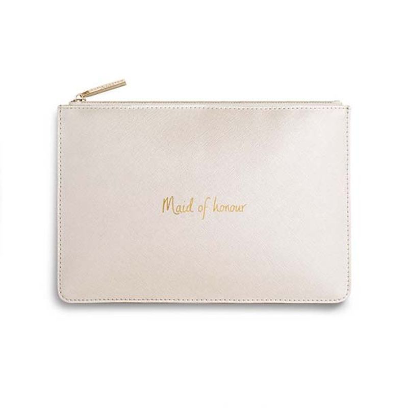 Clutch veske MAID OF HONOUR Perlehvit Katie Loxton