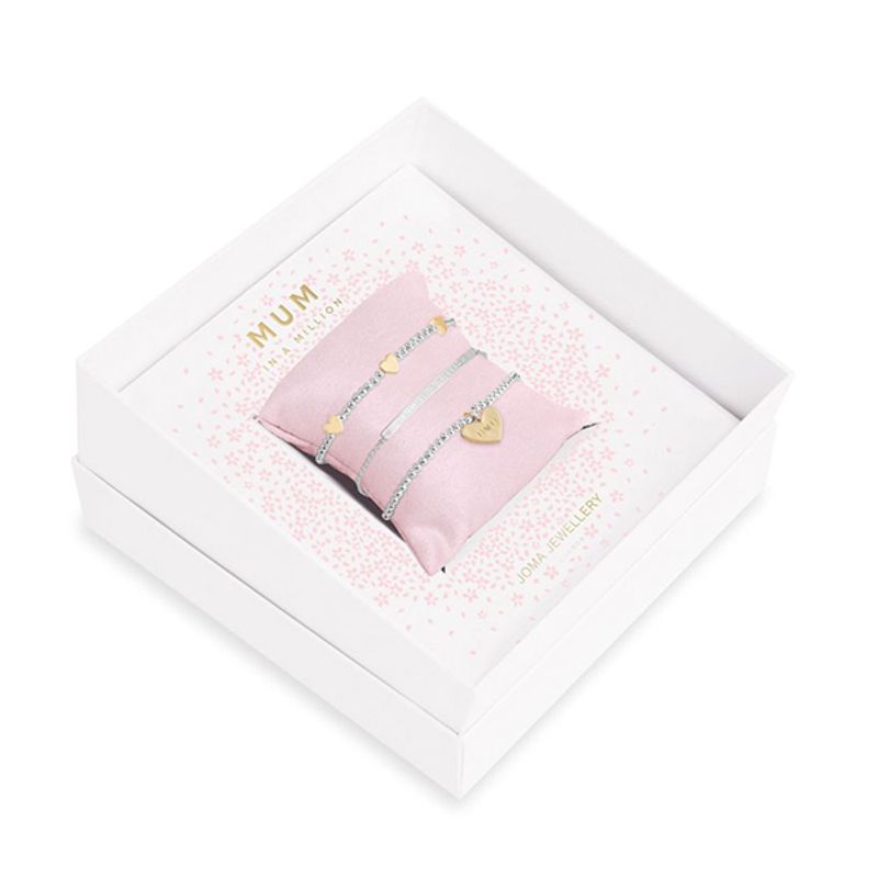 Gavesett MUM IN A MILLION 3 stk armbånd Joma Jewellery