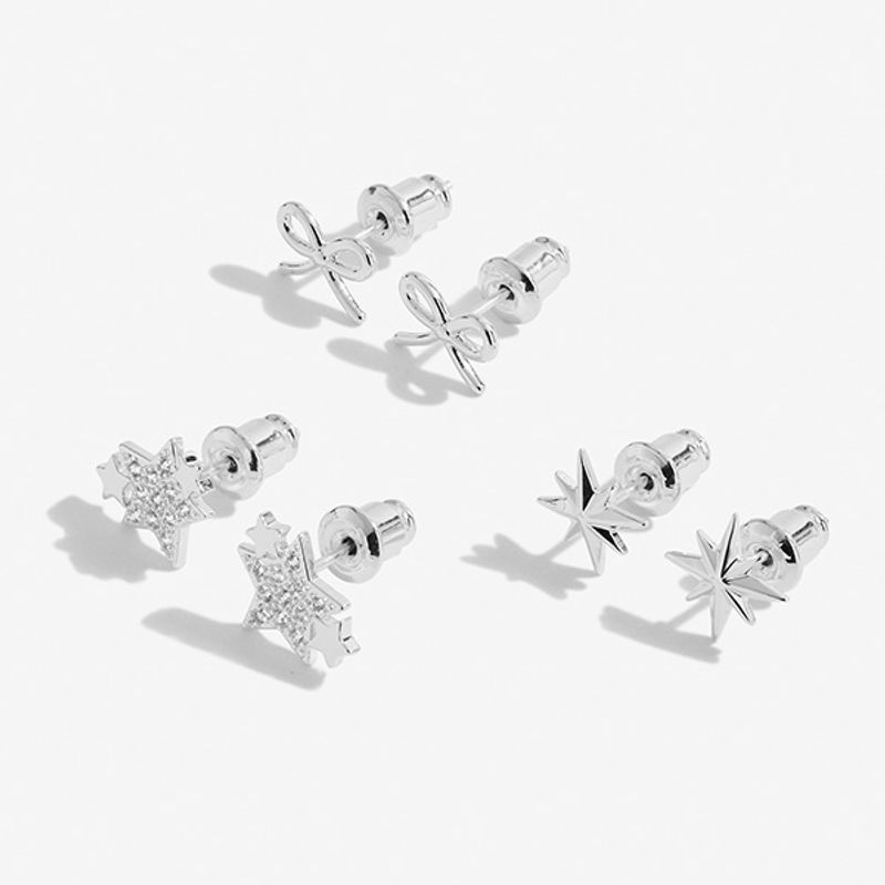 Gavesett øredobber MERRY CHRISTMAS Joma Jewellery