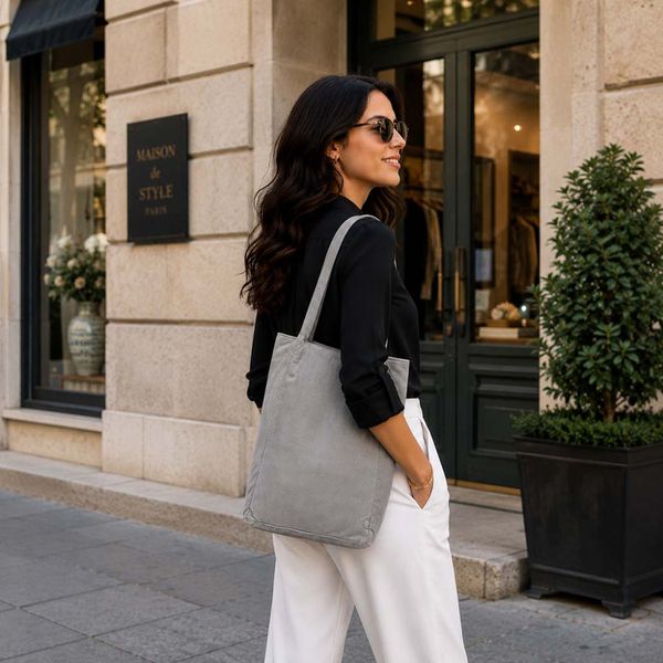 Shopper veske Summer Softness grå Depeche