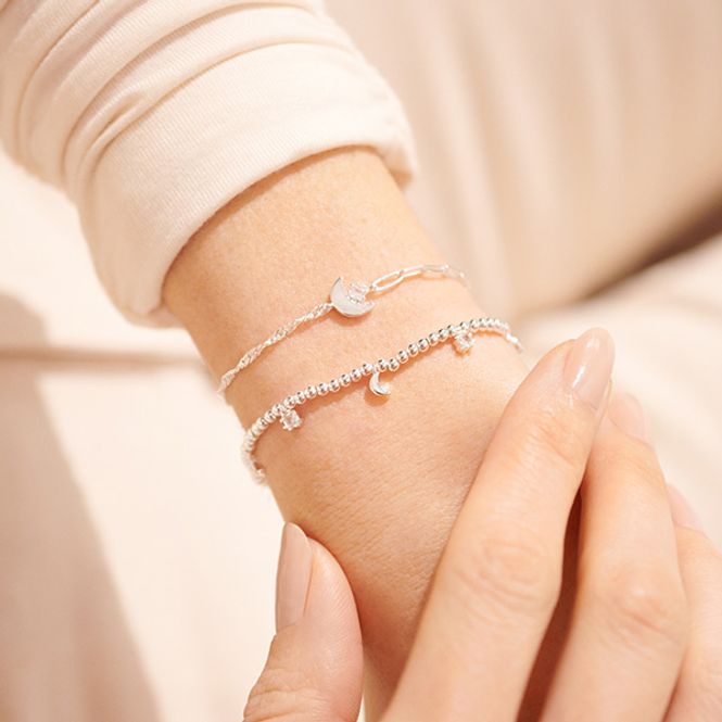 Hovedbilde Armbånd STACKS OF STYLE MÅNE sett 2 stk sølv Joma Jewellery