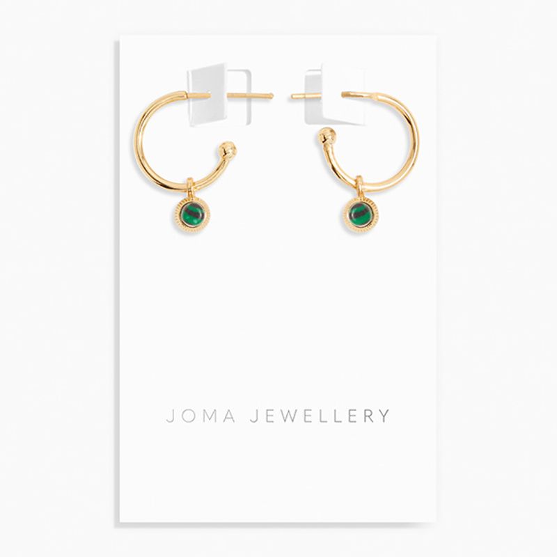 Øredobber AURA BAR MALACHITE Joma Jewellery