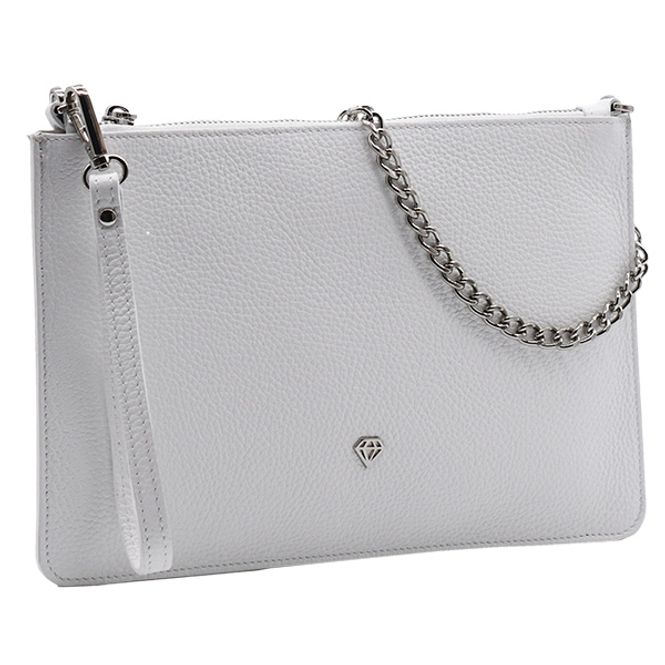 Hovedbilde Clutch veske hvit sølv Caleidos