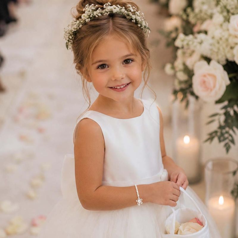 Armbånd LOVELY FLOWER GIRL Perler Barn Joma Jewellery