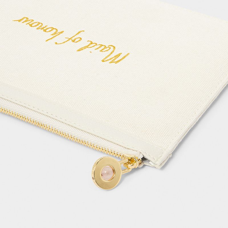 Clutch veske MAID OF HONOUR kanvas offwhite Katie Loxton