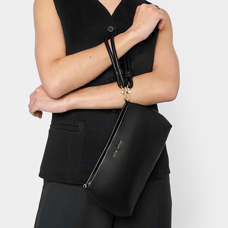 Clutch veske ASHA WRISTLET svart Katie Loxton