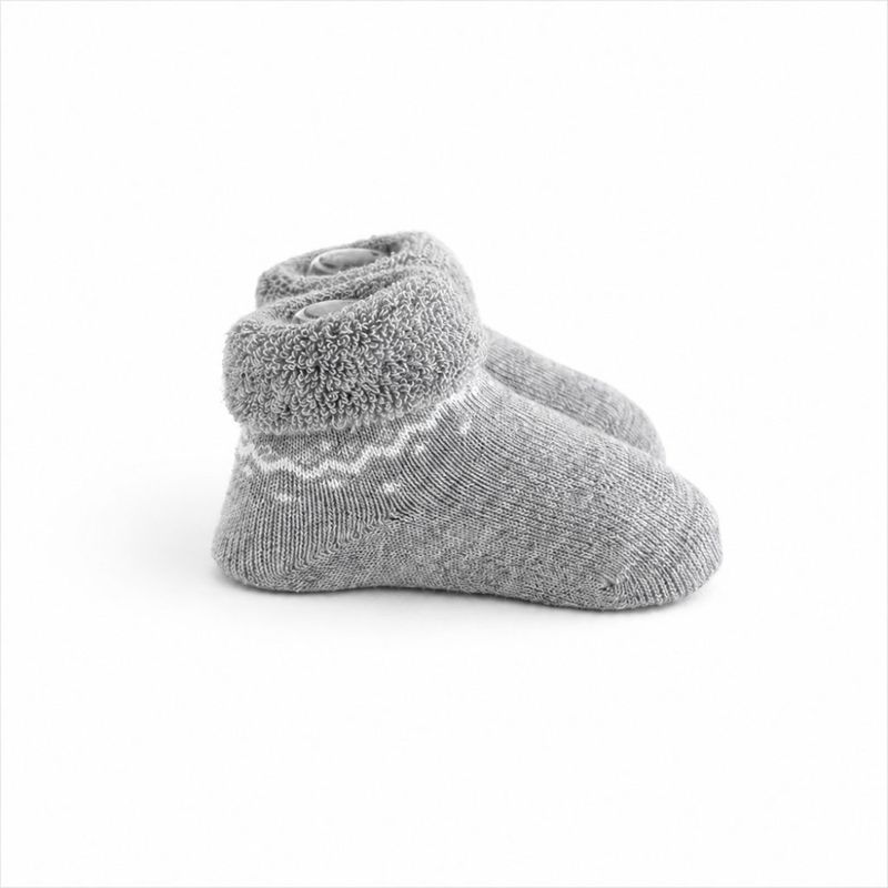 Gavesett Baby Lue grå hvit Maximo