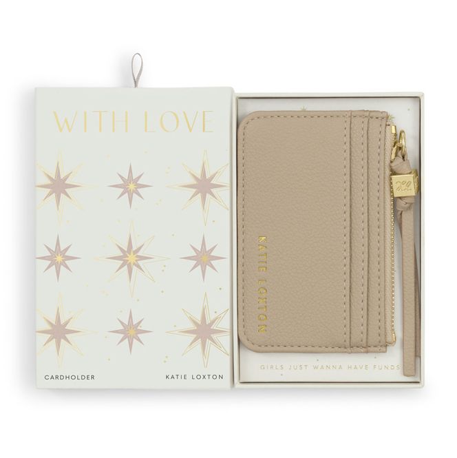 Hovedbilde Kortholder - lommebok i gaveeske Light Taupe beige Katie Loxton