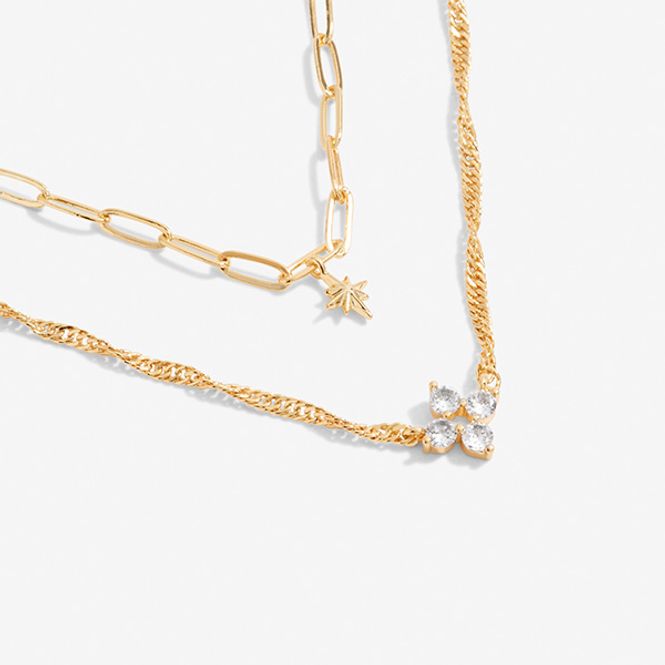 Hovedbilde Smykke STACKS OF STYLE STJERNE 2 in 1 gull Joma Jewellery
