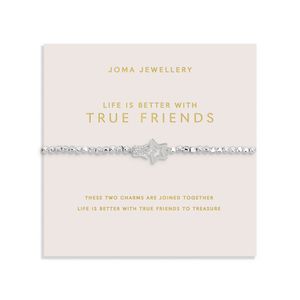 Hovedbilde Armbånd LIFE IS BETTER WITH TRUE FRIENDS Forever Yours Joma Jewellery