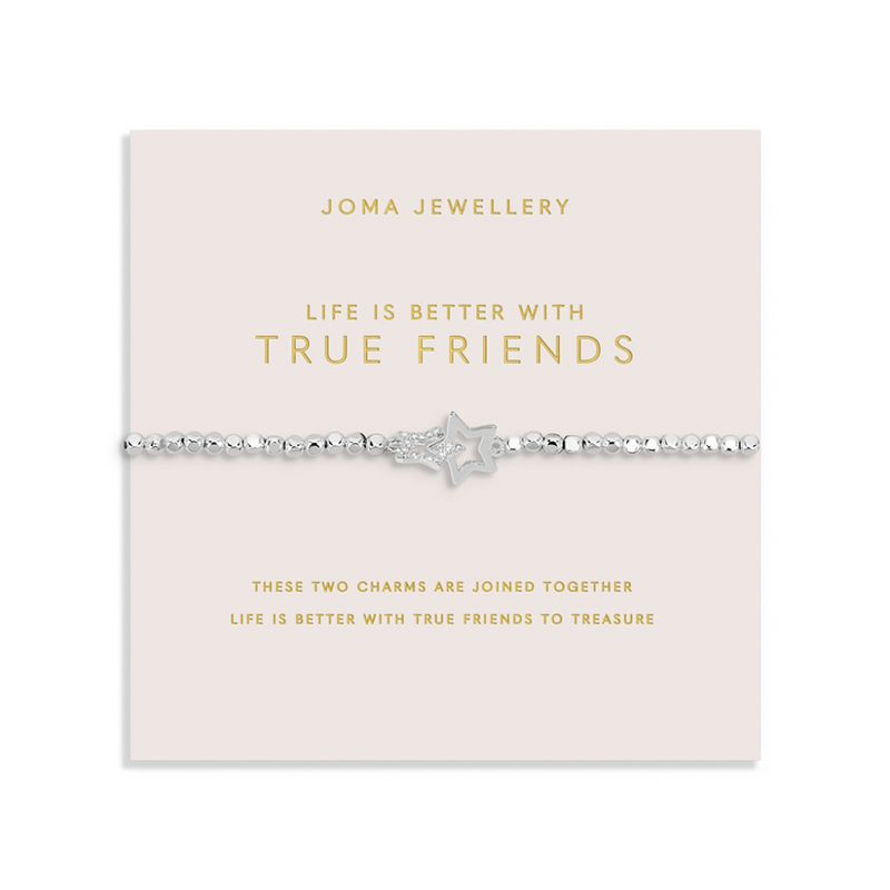Armbånd LIFE IS BETTER WITH TRUE FRIENDS Forever Yours Joma Jewellery