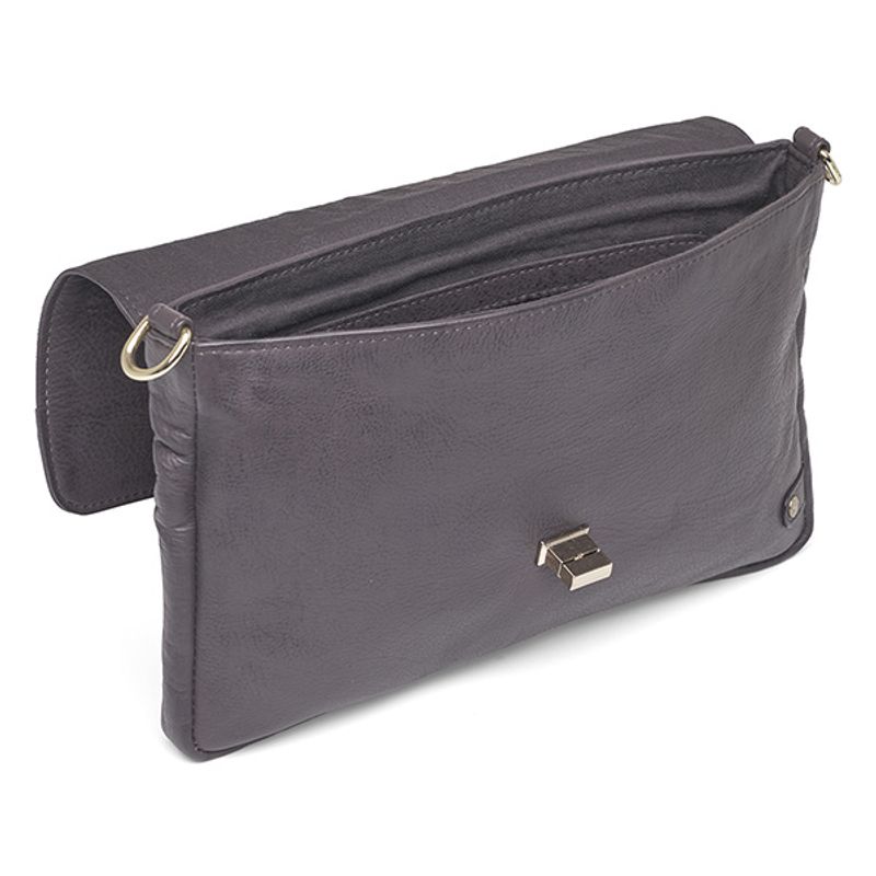 Clutch veske GOLDEN CHIC antracit grå Depeche