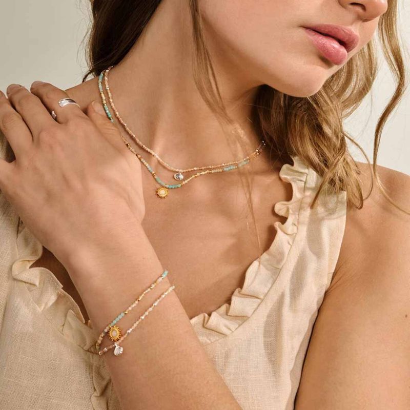 Smykke SUNSTONE SHELL Loved By You Joma Jewellery 