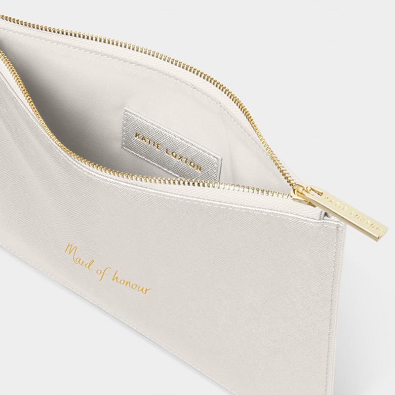 Clutch veske MAID OF HONOUR sølv Katie Loxton
