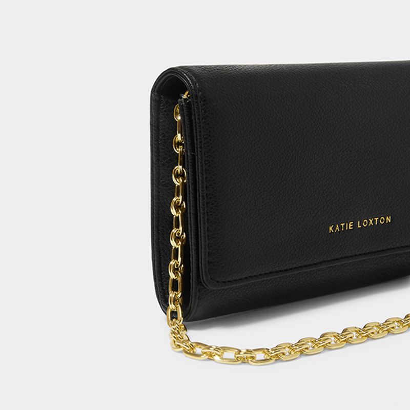 Clutch veske RUBI CHAIN svart Katie Loxton