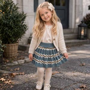 Hovedbilde Skjørt Sjøgrønn Barn Merinoull FUB