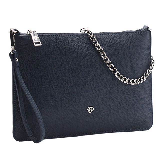 Hovedbilde Clutch veske blå sølv Caleidos