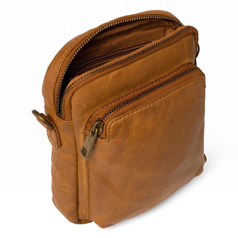 Mobilveske POWER FIELD 19x15 cognac brun Depeche