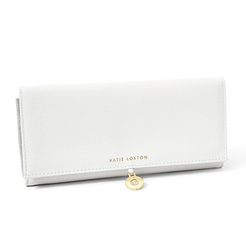 Smykkeskrin APRIL fødselsstein Rock Crystal Katie Loxton