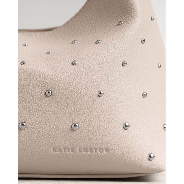 Håndveske - skulderveske MEELA oyster beige sølv Katie Loxton