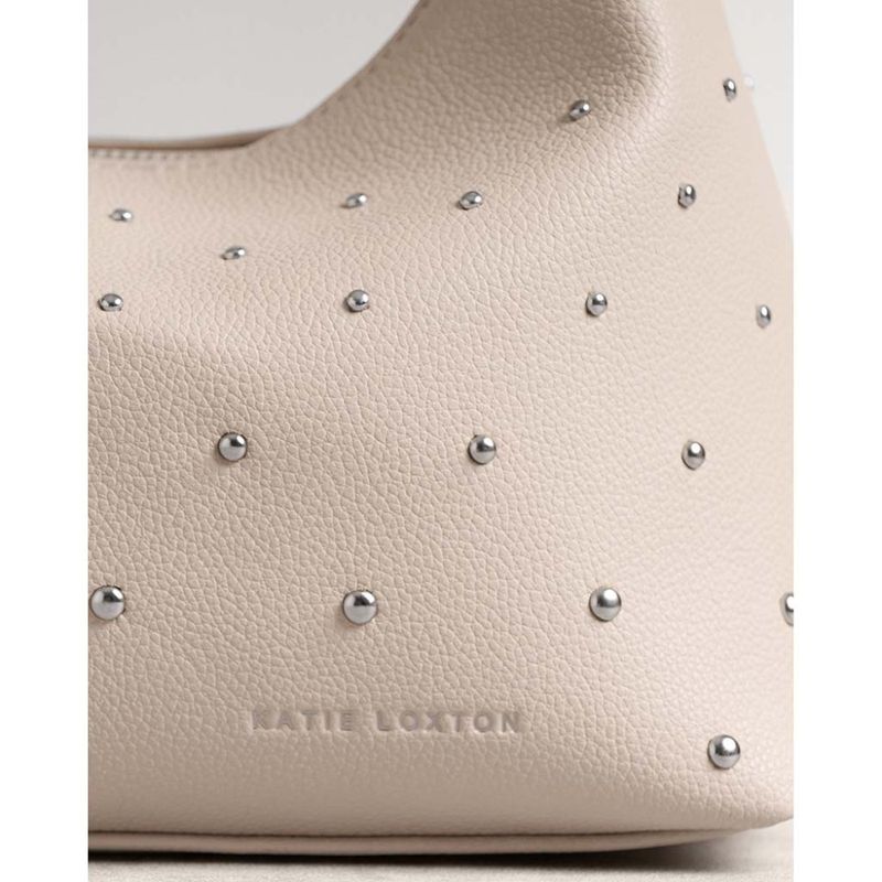 Håndveske - skulderveske MEELA oyster beige sølv Katie Loxton