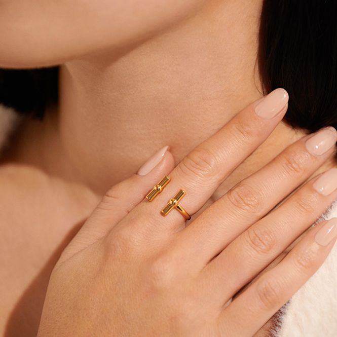 Hovedbilde Ring AURA BAR gull Joma Jewellery