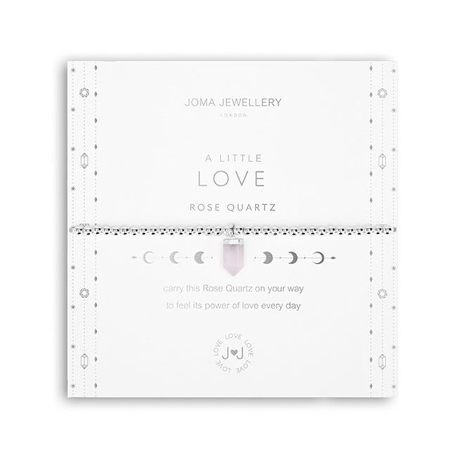 Hovedbilde Armbånd LOVE - ROSE QUARTZ Affirmation Crystal Joma Jewellery