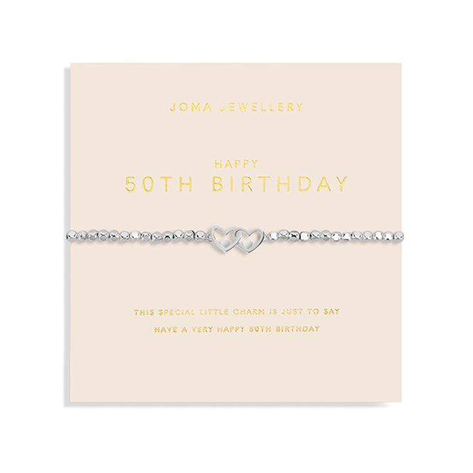 Hovedbilde Armbånd HAPPY 50TH BIRTHDAY Forever Yours Joma Jewellery
