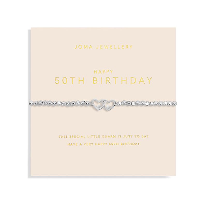 Armbånd HAPPY 50TH BIRTHDAY Forever Yours Joma Jewellery