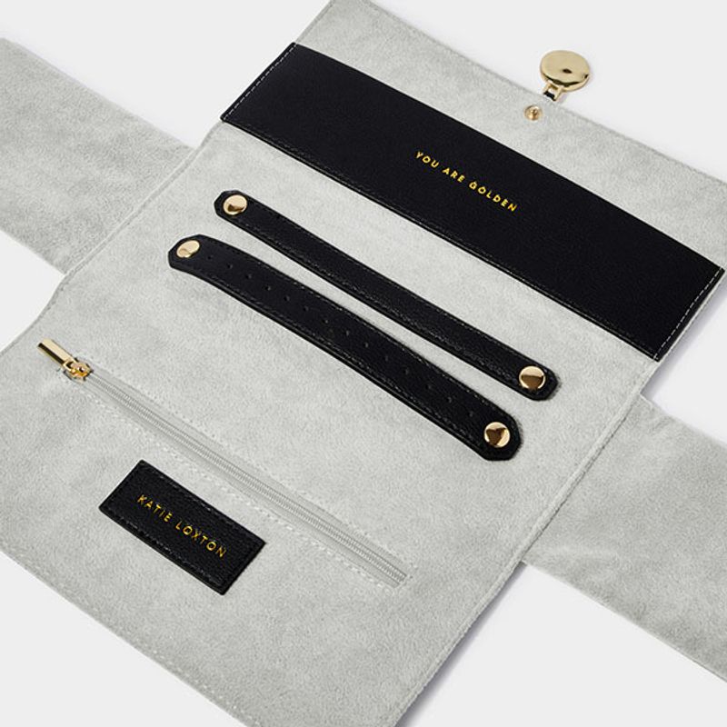Reisesmykkeskrin YOU ARE GOLDEN svart Katie Loxton