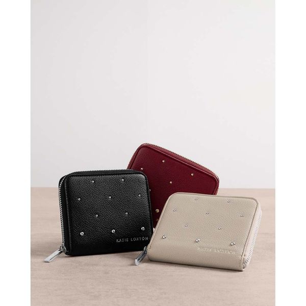 Kortholder - lommebok MEELA oyster beige sølv Katie Loxton