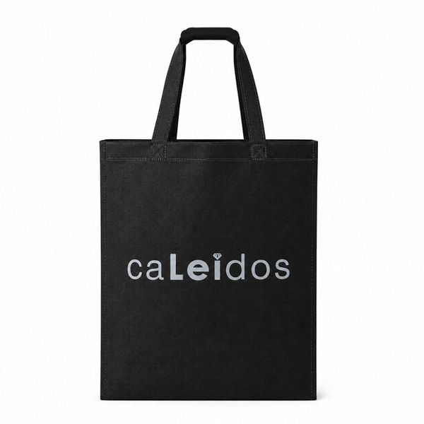 Clutch veske hvit sølv Caleidos