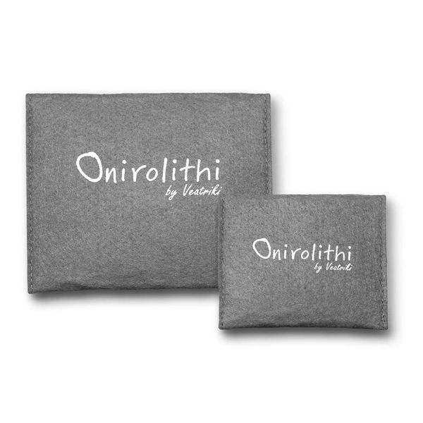 Smykke ATLANTIS blå sjøstjerne stål gull Onirolithi