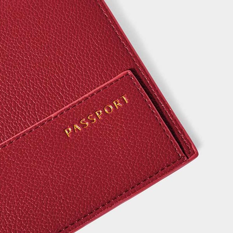 Reisemappe VACAY LOVE LAUGHTER rød Katie Loxton
