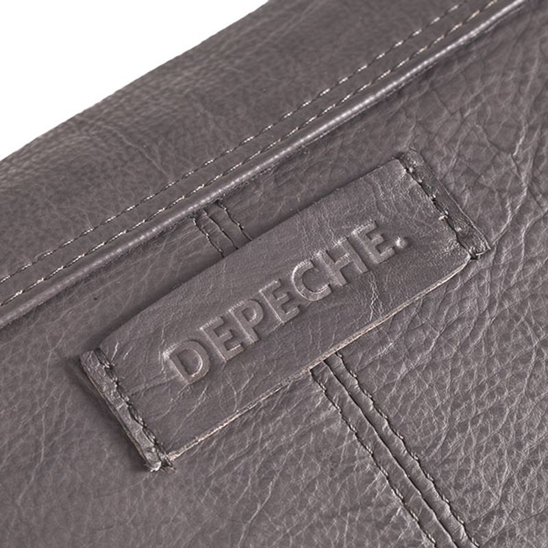 Clutch veske GOLDEN CHIC antracit grå Depeche